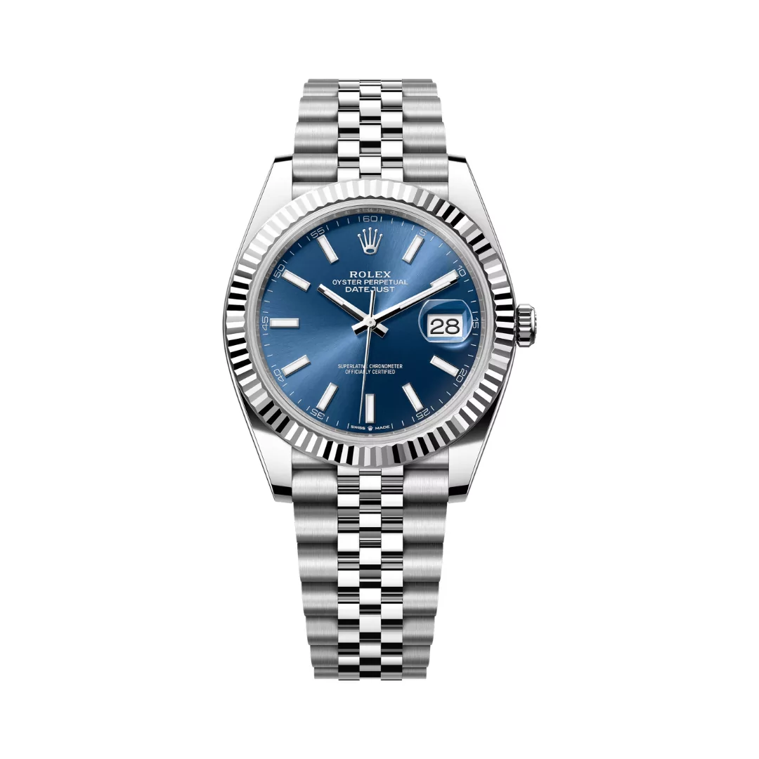 Rolex-Datejust-41-Oyster-Perpetual-126334-0002.png Rolex Datejust 41 Oyster Perpetual 126334-0002 White Gold 41mm Blue Dial Mens Watch - Image 1