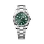 Rolex Datejust 41 Oyster perpetual 126334-0027 White Gold 41mm Mint Green Dial Men’s Watch