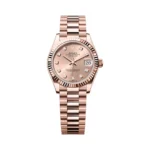 Rolex Datejust M278275-0031 31mm Everose Gold Dial Womens Watch