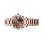 Rolex Datejust M278285RBR-0006 President Bracelet 31mm Everose Gold Dial Womens Watch - Image 3