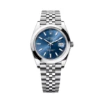 Rolex Datejust m126300-0002 Oyster Perpetual 41mm Blue Index Dial Mens Watch