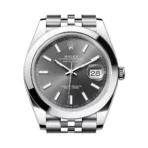 Rolex Datejust 126300-0008 Oyster Perpetual 41Mm Grey Dial Mens Watch - Image 2