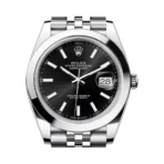 Rolex Datejust 126300-0012 Oyster Perpetual 41mm Black Dial Mens Watch - Image 2