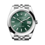 Rolex Datejust 126300-0020 Oyster Perpetual 41mm Mint Green Dial Mens Watch - Image 2