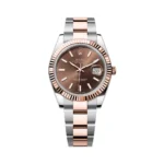 Rolex Datejust m126331-0001 Oyster Perpetual 18K Everose Gold 41Mm Brown Dial Men’s Watch