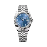 Rolex Datejust 126334-0026 Oystersteel White Gold 41mm Blue Roman Dial Men’s Watch