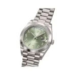 Rolex Day-Date 228206TBR Arabic Platinum 40mm Olive Green Arabic Dial Men’s Watch - Image 3