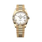 Rolex Day-Date 228238-0042 Yellow Gold 40mm White Roman Dial Men’s Watch
