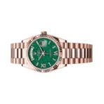Rolex Day Date Aventurine 128235-0068 Everose Gold Green Aventurine Green Dial - Image 3