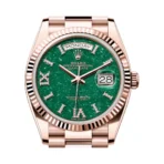Rolex Day Date Aventurine 128235-0068 Everose Gold Green Aventurine Green Dial - Image 2