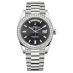 Rolex Day-Date M228349Rbr-0003 Oyster, White Gold And Diamonds