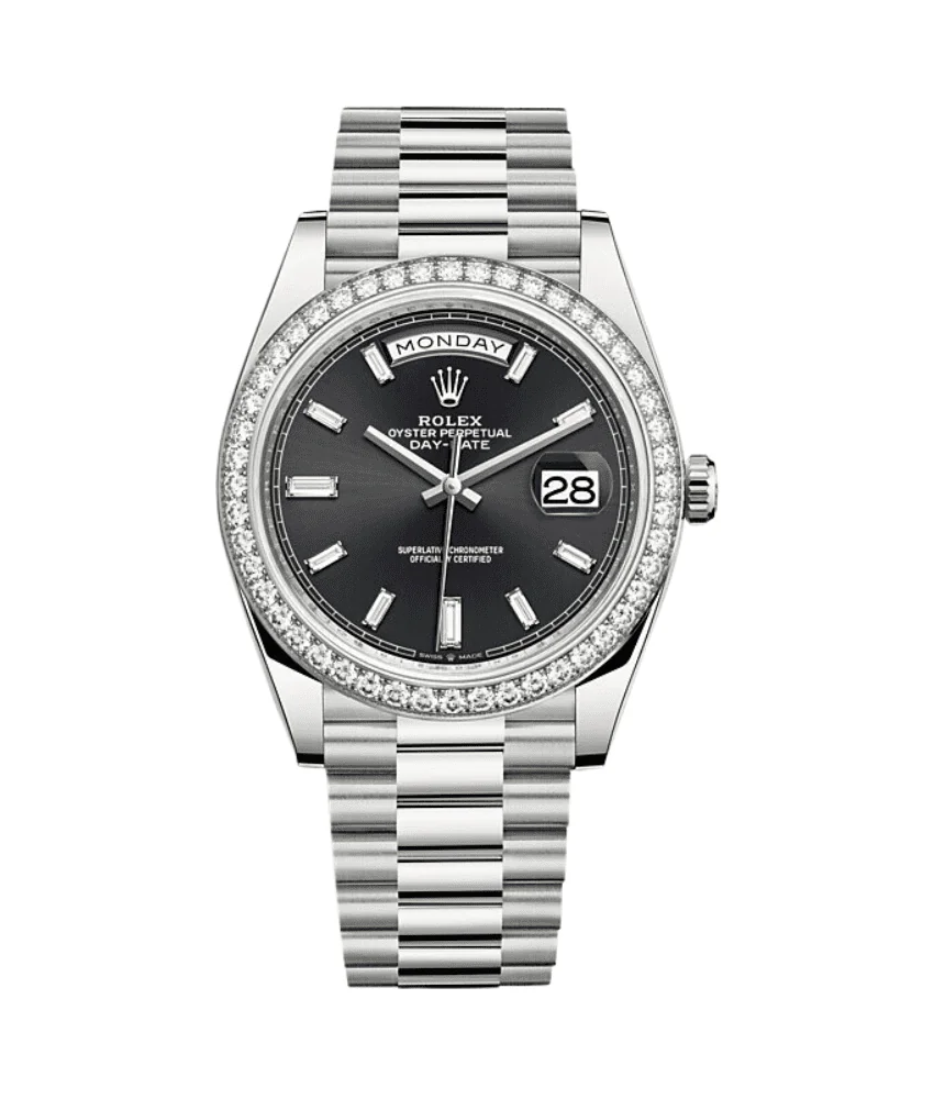 Rolex-Day-Date-m228349rbr-0003-luxurysouq.png Rolex Day-Date M228349Rbr-0003 Oyster, White Gold And Diamonds - Image 1