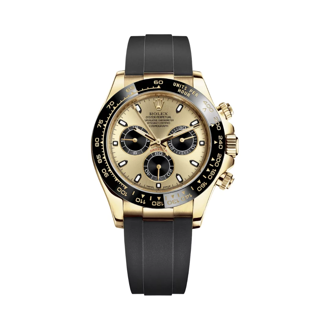 Rolex-Daytona-116518LN-CHBKOF.png Rolex Daytona 116518LN CHBKOF 18CT Yellow Gold 40mm Champagne Black Dial Mens Watch - Image 1