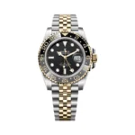 Rolex GMT Master II 126713GRNR Oystersteel Yellow Gold 40mm Black Dial Mens Watch
