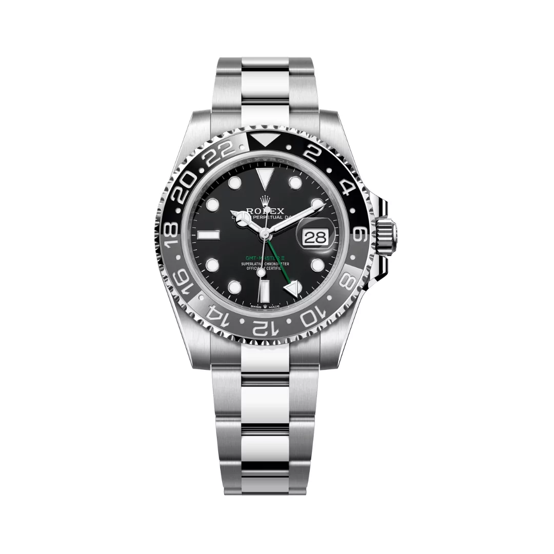 Rolex-Gmt-Master-II-126710GRNR-0004.png Rolex Gmt Master II 126710GRNR-0004 Oyster Steel Bruce Wayne Oyster Bracelet 40mm Men’s Watch - Image 1