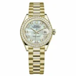 Rolex Lady Datejust M279138Rbr-0015 28Mm Oyster Yellow Gold