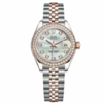 Rolex Lady Datejust M79381Rbr-0013, Oystersteel, Everose Gold And Diamonds