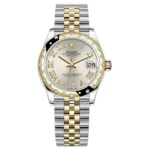 Rolex Oyster M278343Rbr-0004 31 Mm Oystersteel Yellow Gold And Diamond
