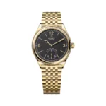 Rolex Perpetual 1908 – 52508-0007 Yellow Gold Settimo Bracelet Black Dial 39mm Unisex Watch