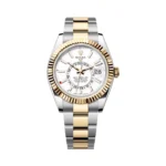 Rolex Sky Dweller 336933-0005 Oystersteel Yellow Gold Intense White Dial 42mm Men’s Watch