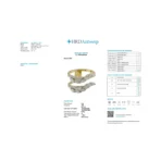 Round-Marquise Ring- HRD- F-G/VVS-VS 1.28 CTS- A39R,Total Wt – 6.29gm - Image 3