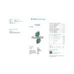 Round-Pear CS Ring – 2.10 CTS,HRD-E-F SI,1047R,Total Wt – 5.36gm - Image 2