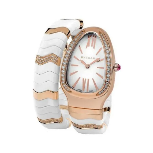 SPP35WGDWCGD.jpg Bvlgari Serpenti Spiga 35Mm 18K Rose Gold Ladies Watch Ref. Spp35Wgdwcgd - Image 1