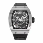Richard Mille Rm 010 Ah Ti Titanium Ginza Collection Limited Edition 40Mm Titanium Black Rubber Straps Men’S Watch