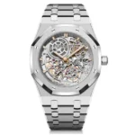 Audemars Piguet Royal Oak 16204St.Oo.1240St.01 “Jumbo” Extra-Thin Open-Worked “50Th Anniversary” 39Mm Stainless Steel