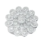 Serenity Ring- 2.34CTS-HRD-D-F/VVS-VS,595R,Total Wt – 8.09gm