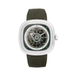 Sevenfriday T-Series Revolution SF-T2/01 Stainless Steel Automatic 45mm Skeleton Dial Men’s Watch