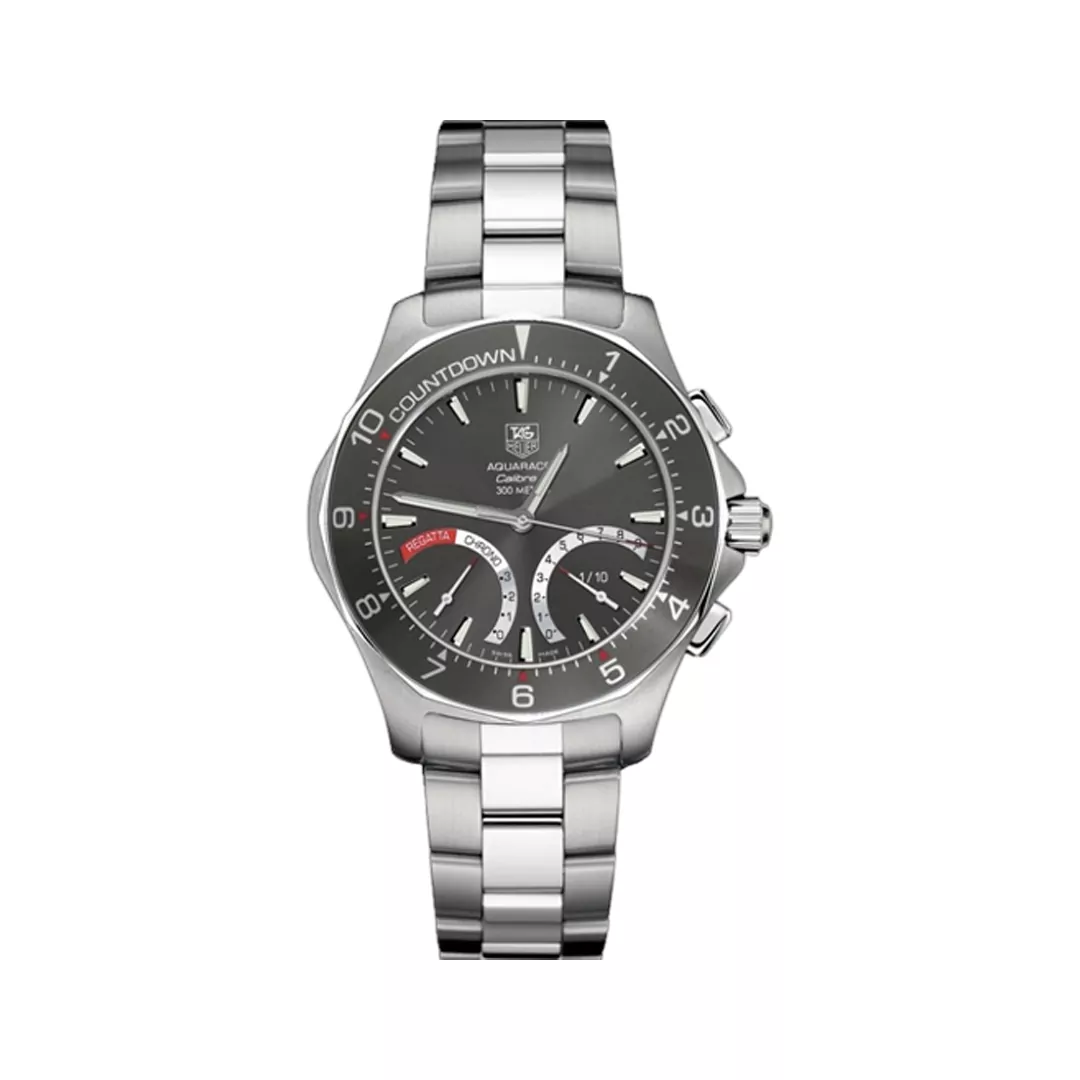 Tag-Heuer-Aquaracer-CAF7111.BA0803.jpg Tag Heuer Aquaracer CAF7111.BA0803 Stainless Steel 41mm Gray Dial Men’s Watch - Image 1