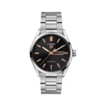 Tag Heuer Carrera WBN2013.BA0640 Day-Date Stainless Steel Black Dial 41mm Men’s Watch