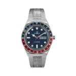 Timex Q Reissue TW2T80700ZV Stainless Steel Quartz Blue Dial Pepsi Bezel 38mm Men’s Watch