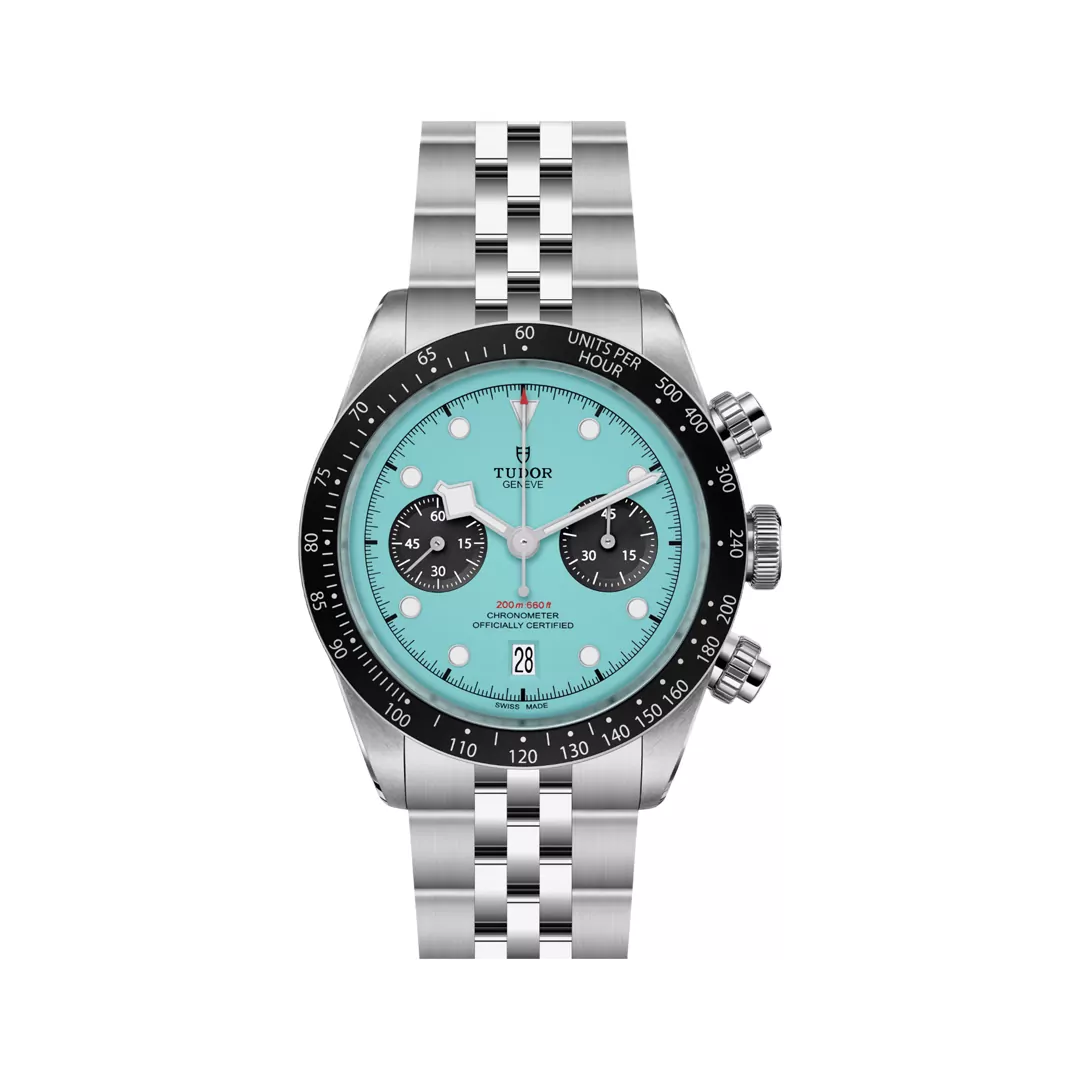 Tudor-Black-Bay-M79360N-0024.jpg Tudor Black Bay M79360N-0024 Stainless Steel Chronograph 41mm Turquoise Dial Men’s Watch - Image 1