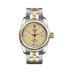 Tudor Glamour M51003-0006 Stainless Steel 26mm Champagne Dial Ladies Watch