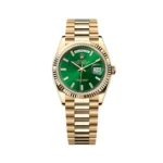 Rolex Day-Date 128238-0130 Green Automatic 36mm Women’s Watch