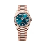 Rolex Day-Date 128235-0085 Blue-Green 36mm Women’s Watch