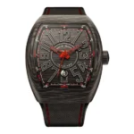 Franck Muller Vanguard V 45 Sc Dt Carbone Nr (Er) Carb Blk Carbon Automatic 44Mm Black Fabric Straps Men’S Watch