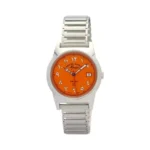 West End Watch Co. 3374 Sowar Prima Quartz 38mm Arabic Orange Dial 3374