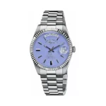 West End Watch Co. 6868.10.3353 Sowar Prima Purple Index Dial Jubilee Bracelet Men’s Watch