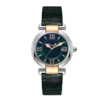 Chopard Imperiale 388532-6006 Quartz Steel & RG 36mm Green Dial Ladies Watch
