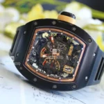 Richard Mille Rm 030 Am Ca Asia Boutique Exclusive Limited Edition 42.7 Mm X 50 Mm Black Rubber Straps Men’S Watch