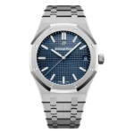 Audemars Piguet Royal Oak 15500St.Oo.1220St.01 Blue Index Self- Winding 41Mm Stainless Steel Men’S Watch