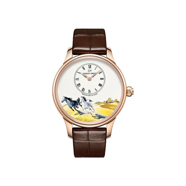j005013204.jpg Jaquet Droz Les Ateliers D’Art Petite Heure Minute Enamel Painting 39Mm Limited Edition Men’S Watch Ref. J005013204 - Image 1