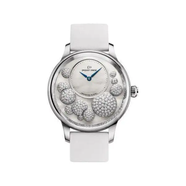 j005024534.jpg Jaquet Droz Petite Heure 18Kt White Gold 41Mm Ladies Watch - Image 1