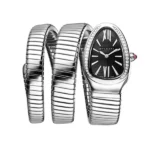 Bvlgari Serpenti Tubogas 35Mm Diamonds 2 Twirls Ladies Watch