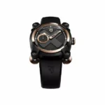 Romain Jerome Moon Invader Red Metal Chronograph 46Mm Black Pvd Coated Steel &Amp; 18Kt Rose Gold Men’S Watch