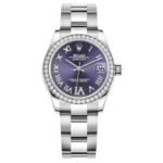 Rolex Datejust Oyster M278384Rbr-0029 31mm Steel White Gold And Diamonds